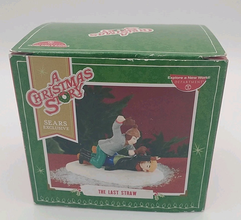 Department 56 A Christmas Story The Last Straw New In Box