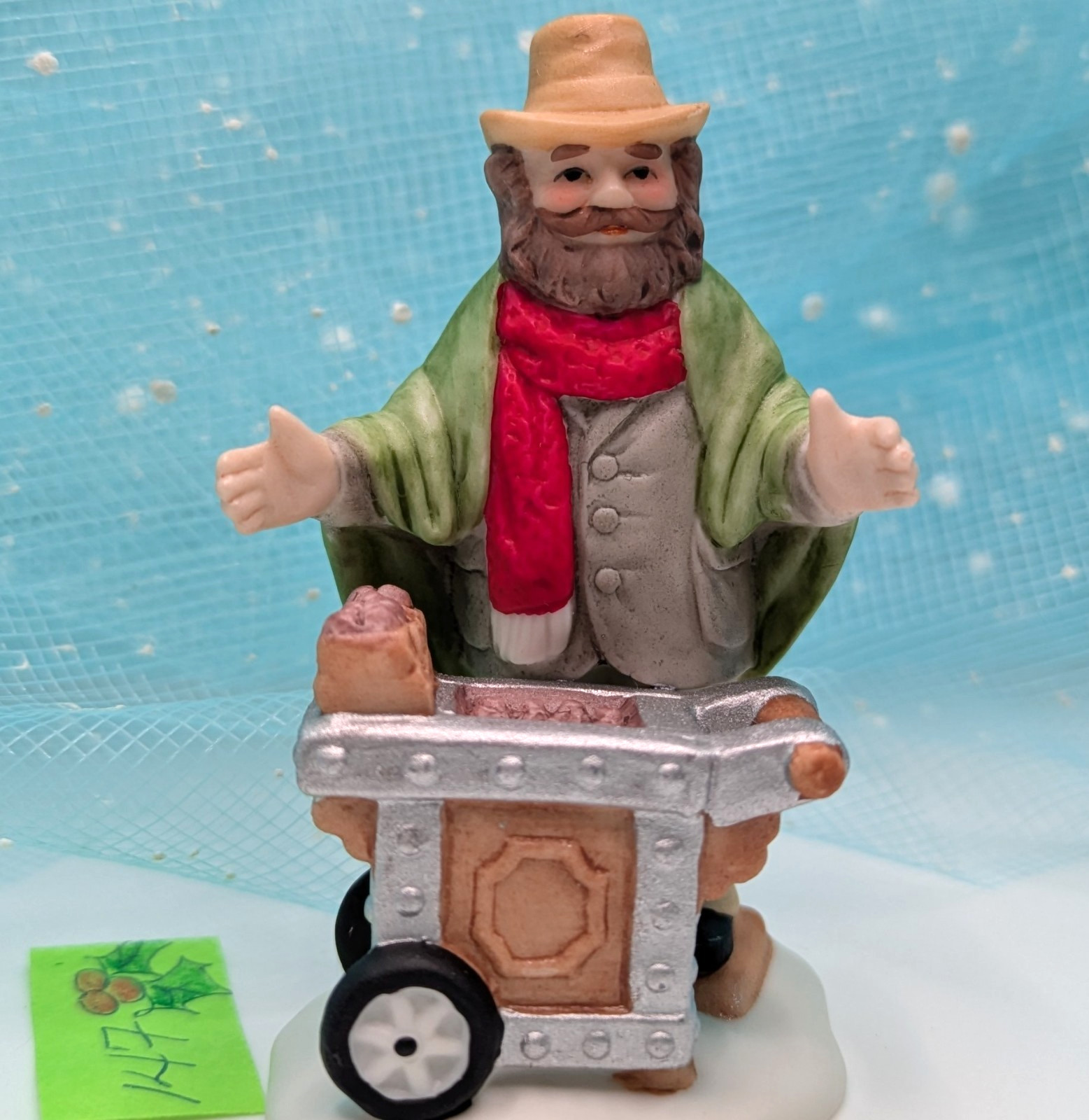 Lefton Chestnut Roaster Colonial Village A Christmas Tradition NO BOX INV147