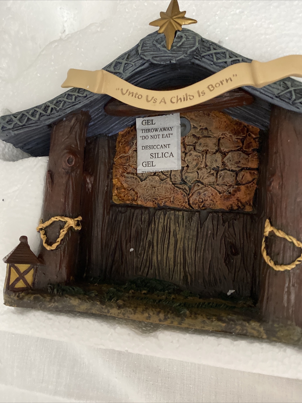 Kinkade The Holy Family & Holy Night Creche, Nativity Garland Hawthorne Village