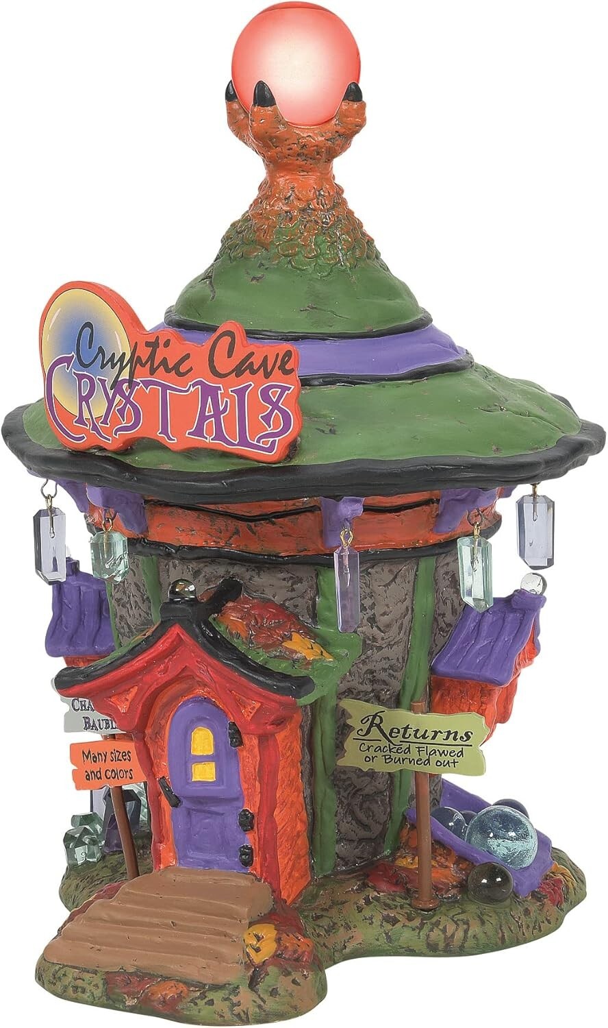 RETIRED Dept 56 Halloween Village Cryptic Cave Crystals #6007641 w/Packaging Z