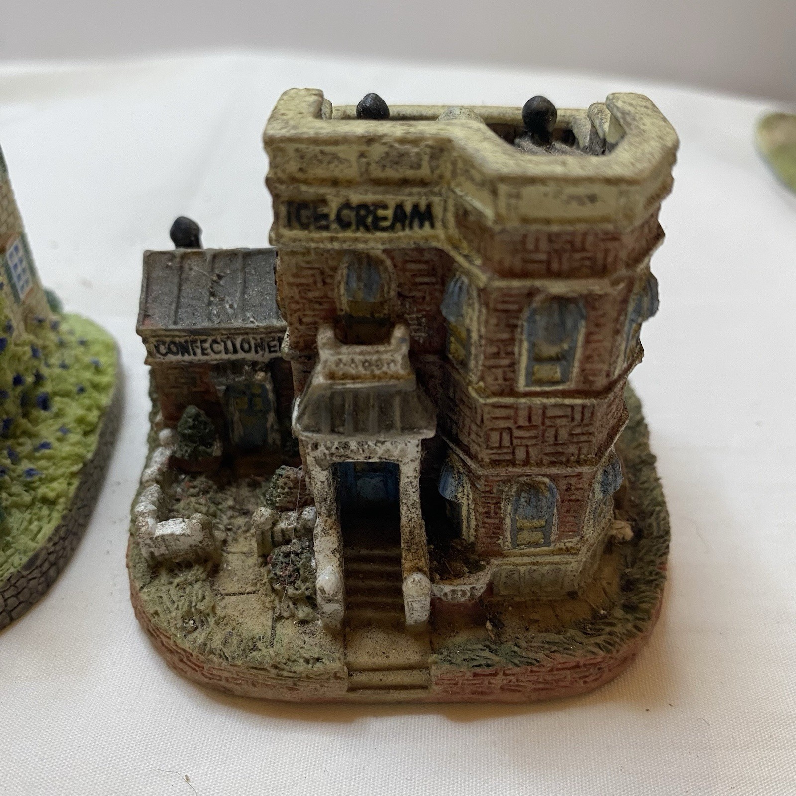 Lot of 6 Vintage Liberty Fall Buildings by International Resourcing Services