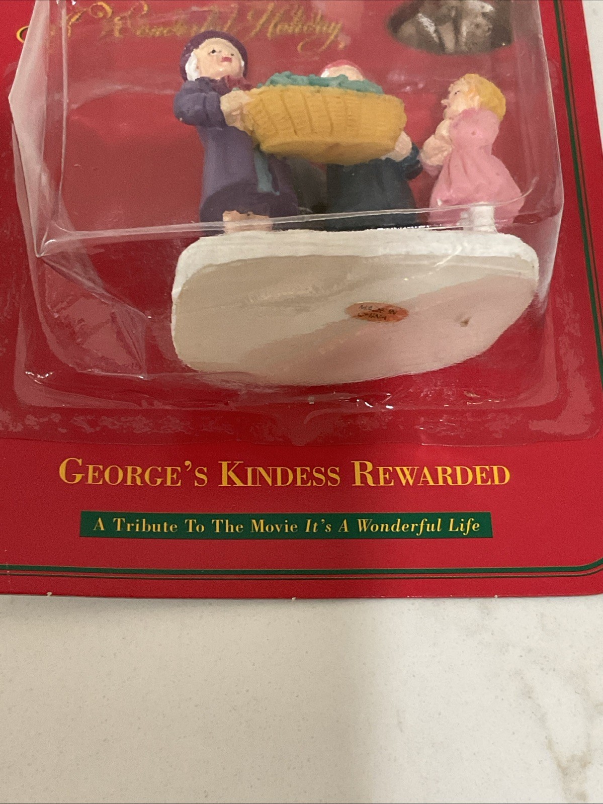 1998 It’s A Wonderful Life George’s Kindness Rewarded Porcelain Figurine New NIP