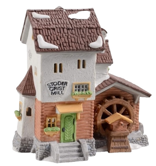 STODER GRIST MILL # 59536 RETIRED Dept 56 ALPINE VILLAGE VINTAGE