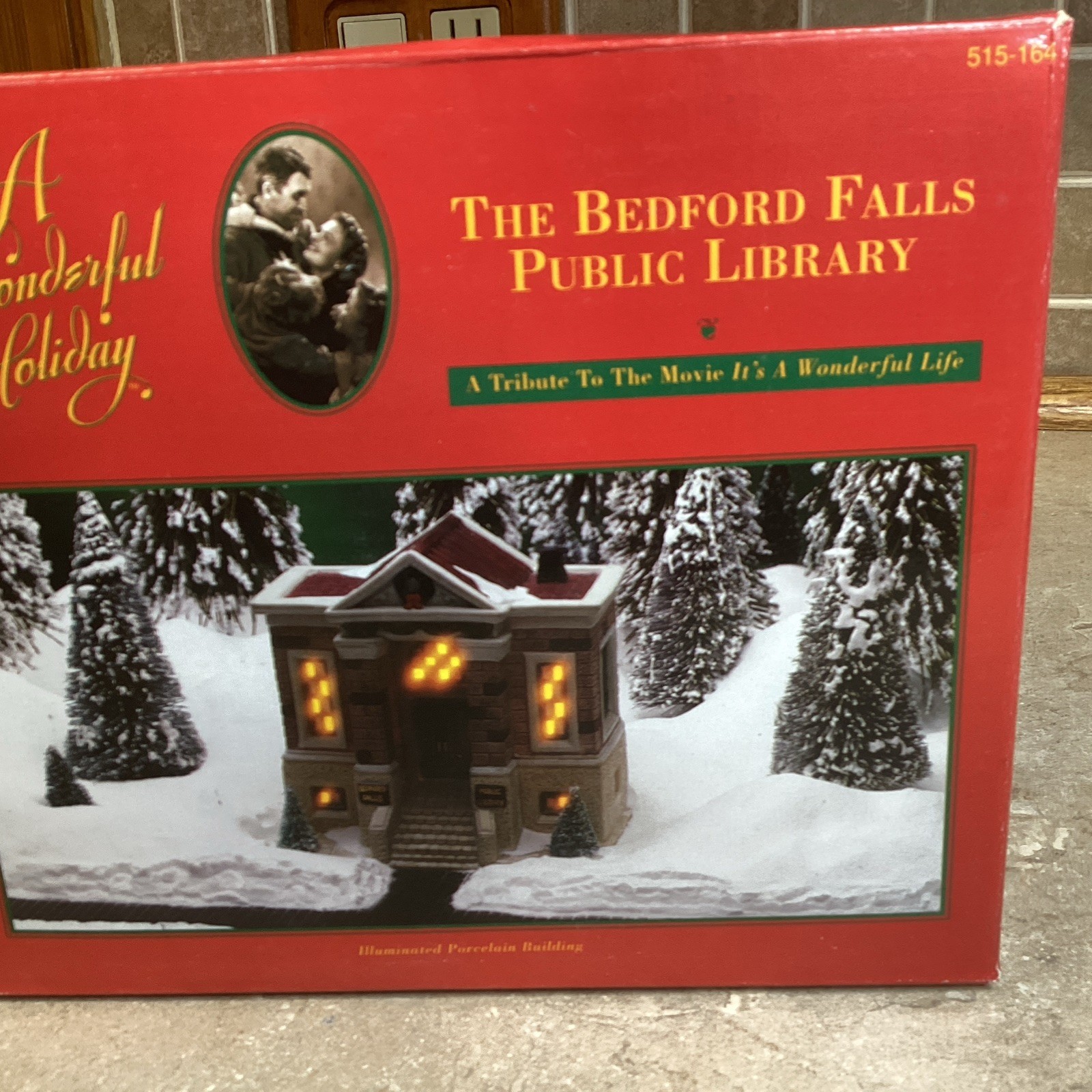 It’s a Wonderful Life Holiday Village – The Bedford Falls Public Library -NEW