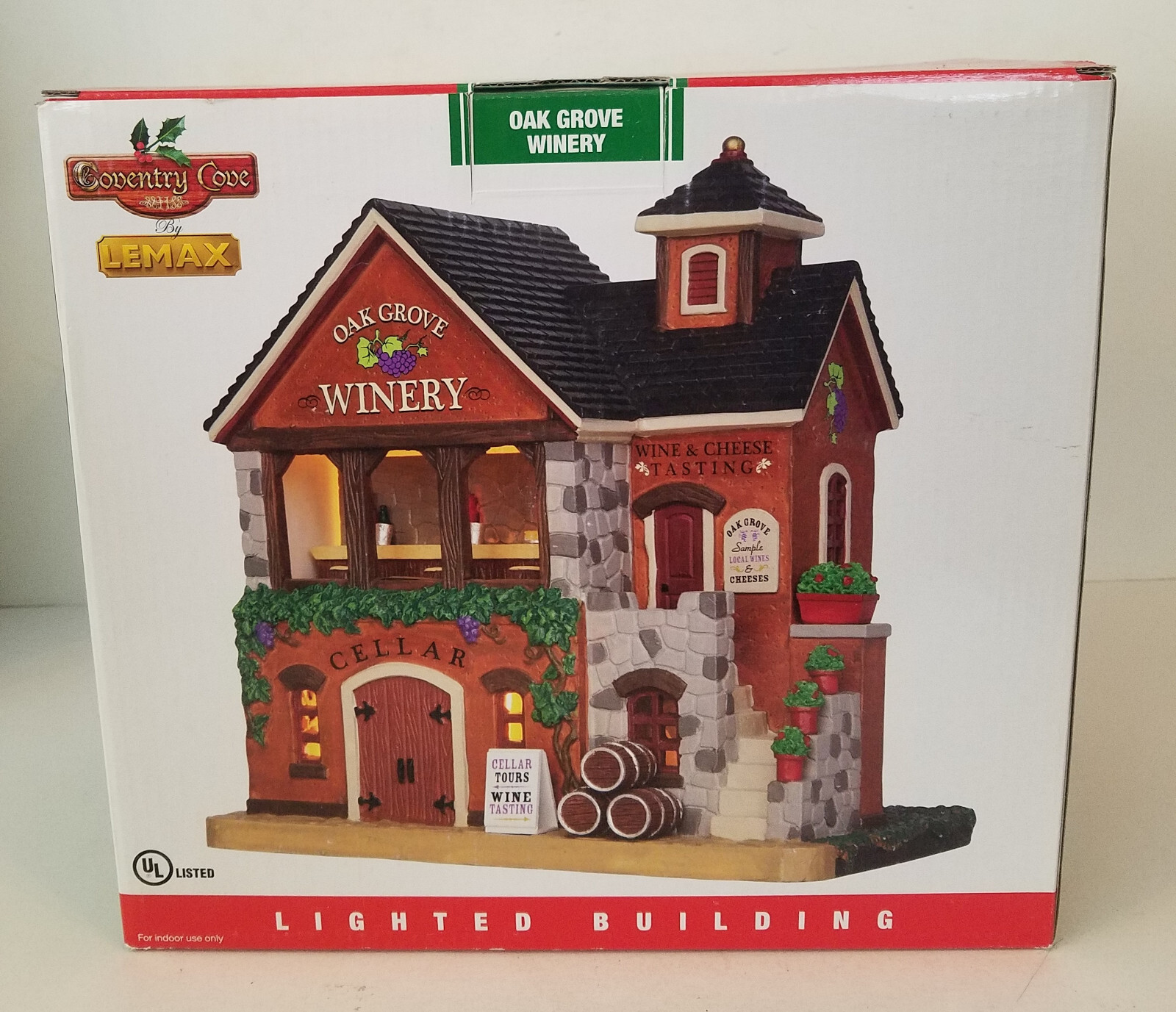 Lemax Coventry Cove Oak Grove Winery 2015 Lighted Christmas Village Building