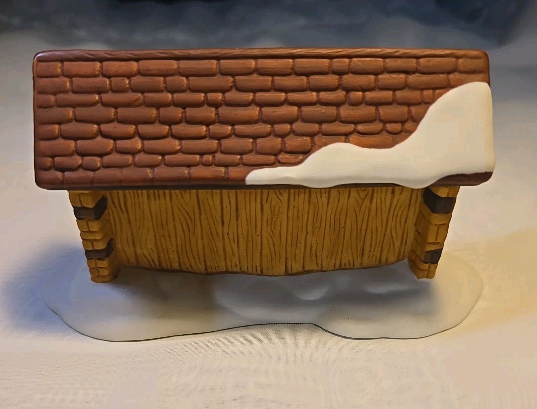 Vintage Dept 56 Dickens Village Sign Porcelain Accessory No Box