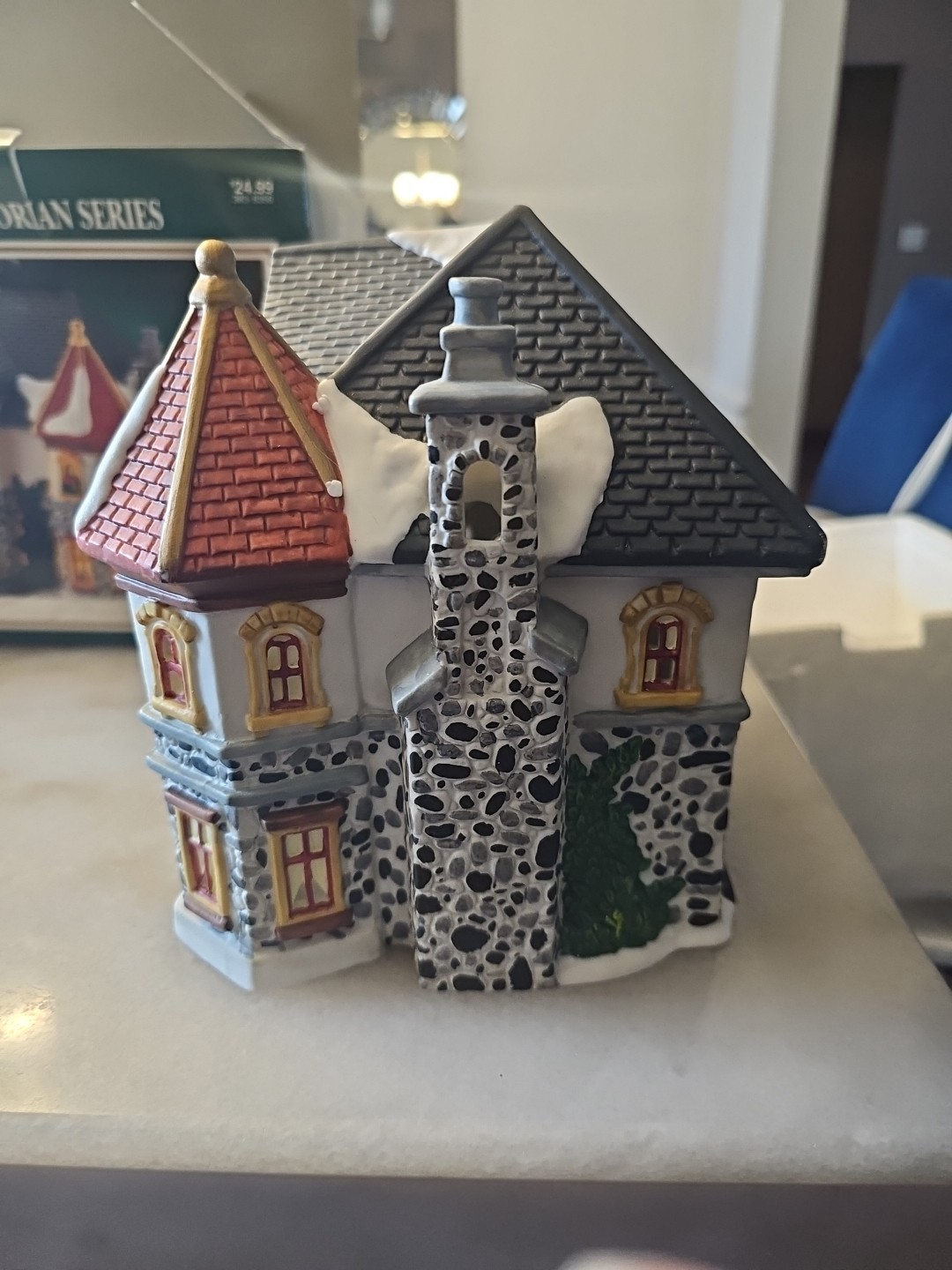 Dickens Collectables Hand Painted Porcelain Lighted House Victorian Series 1997