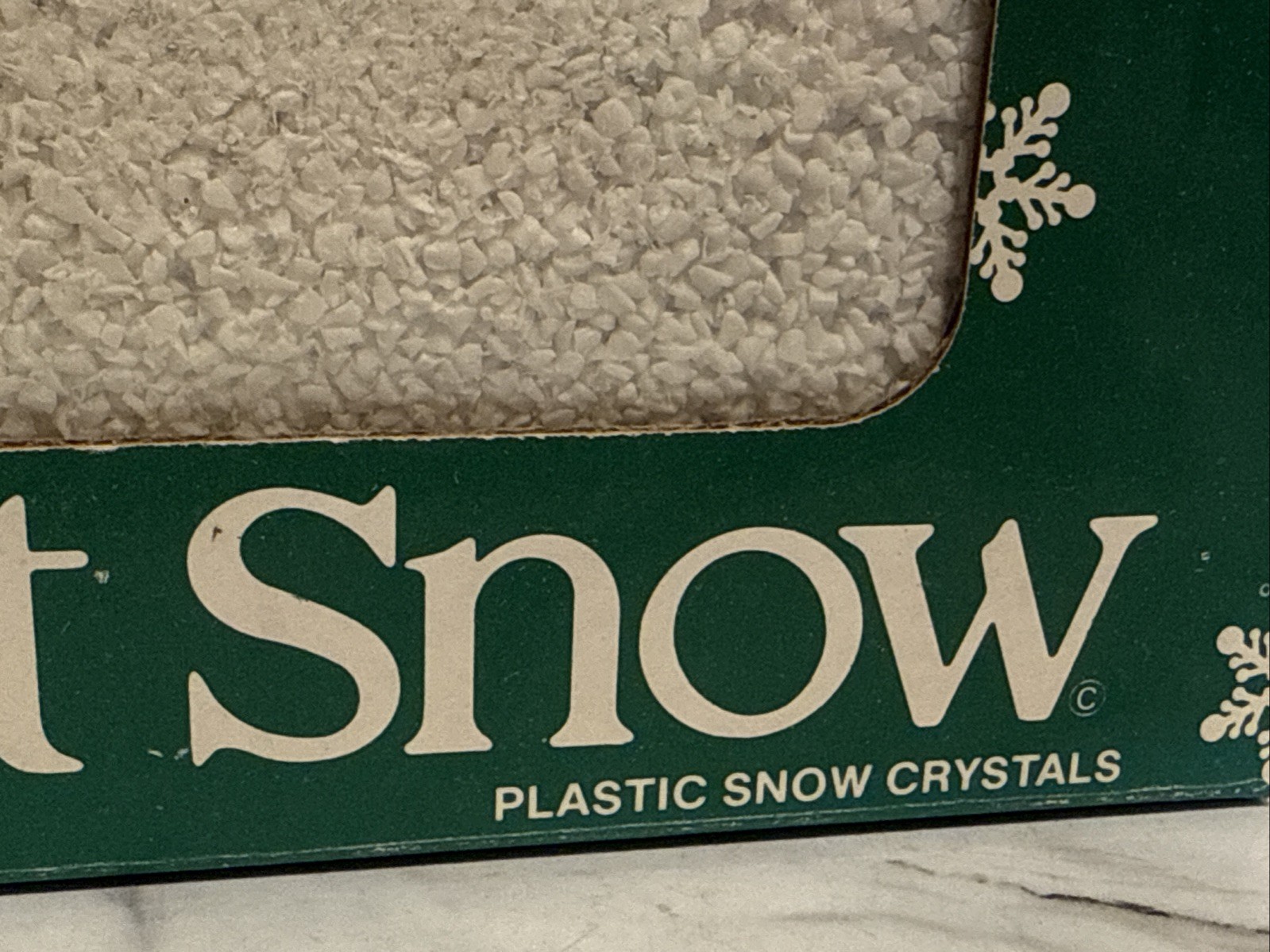 Dept 56 Let it Snow Crystals ~ #49964 ~ Factory Sealed Plastic Snow ~ NEW