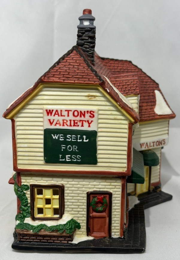 Walton’s 5&10 Collectors Edition Lighted House -P0369, Holiday Time est. 1950