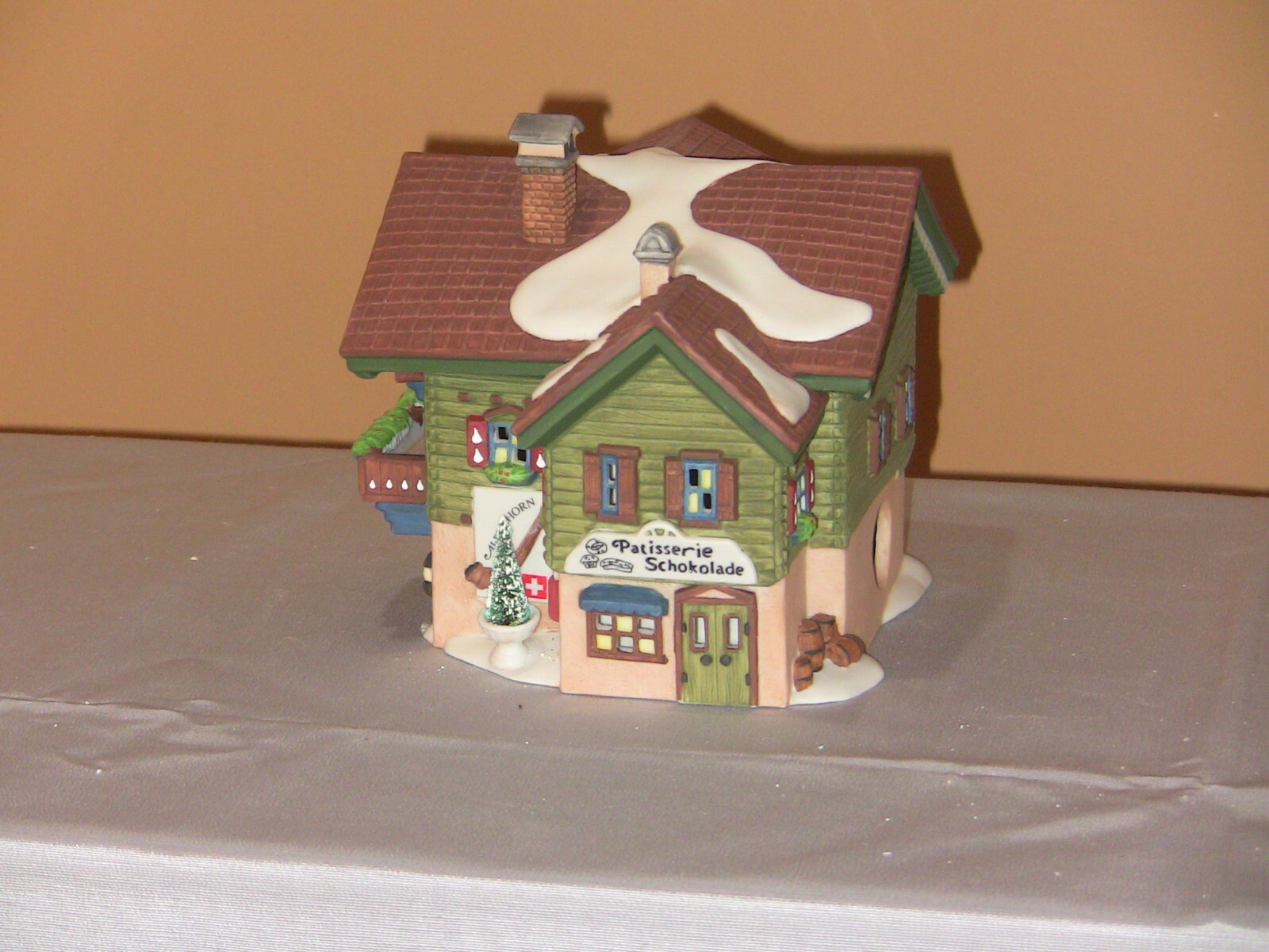 Dept 56 Alpine Village 5612-0 sports shop and 5613-8 Climb Every Mountain