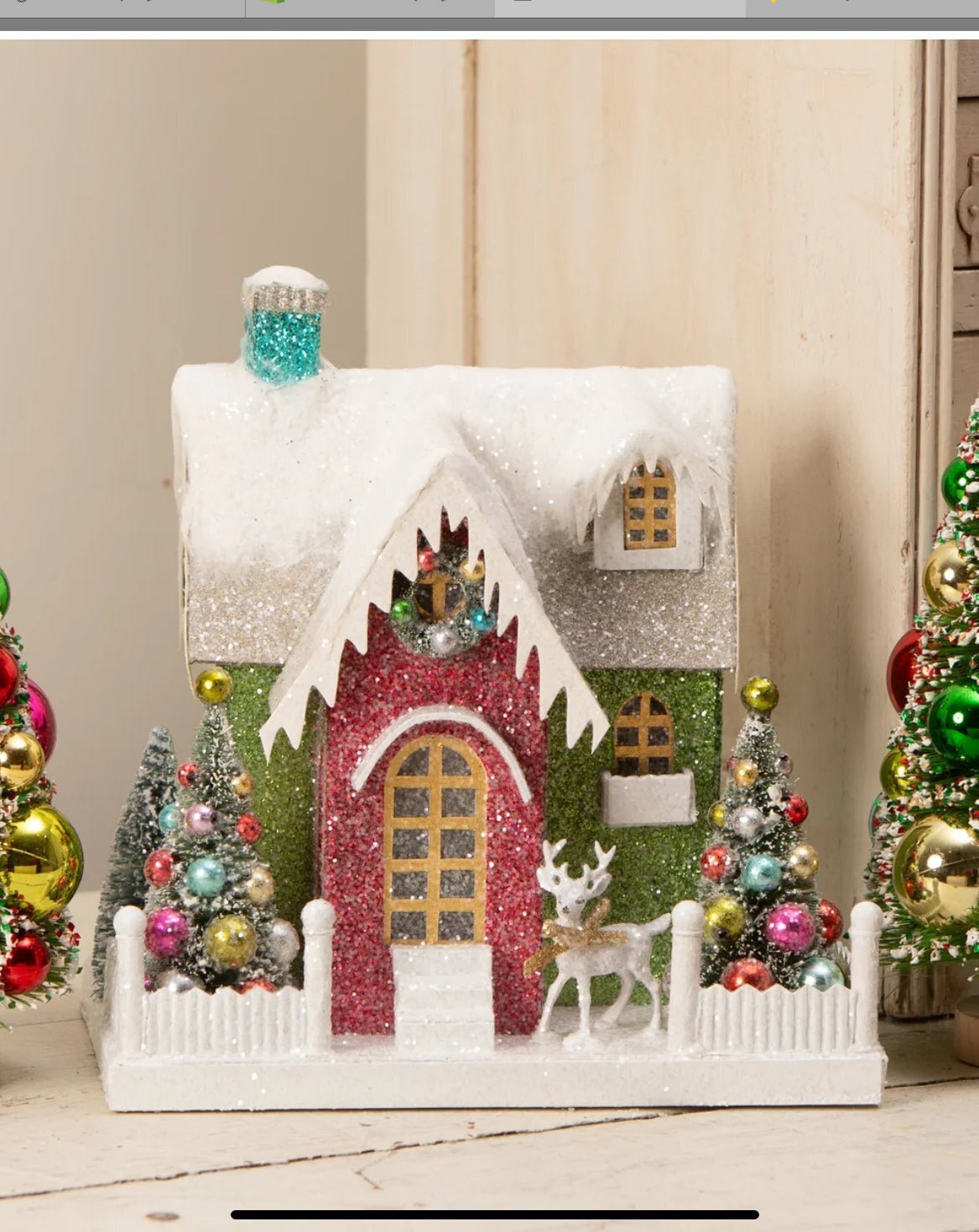 Bethany Lowe Christmas Vintage 9.25” Putz Style Reindeer Kitschmas Cottage LC341