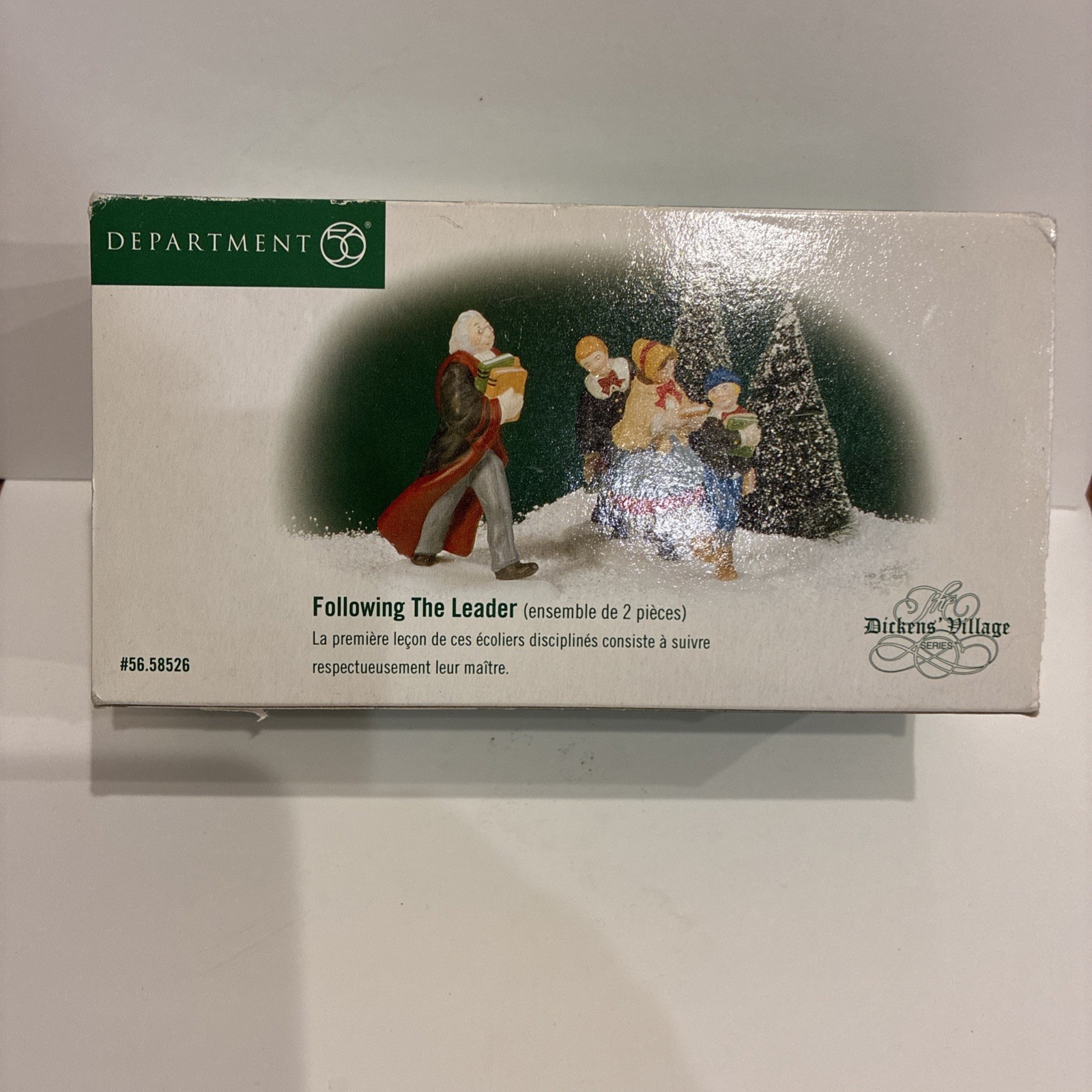 Department 56 Following The Leader 2 Piece Set 58526 Dickens Village