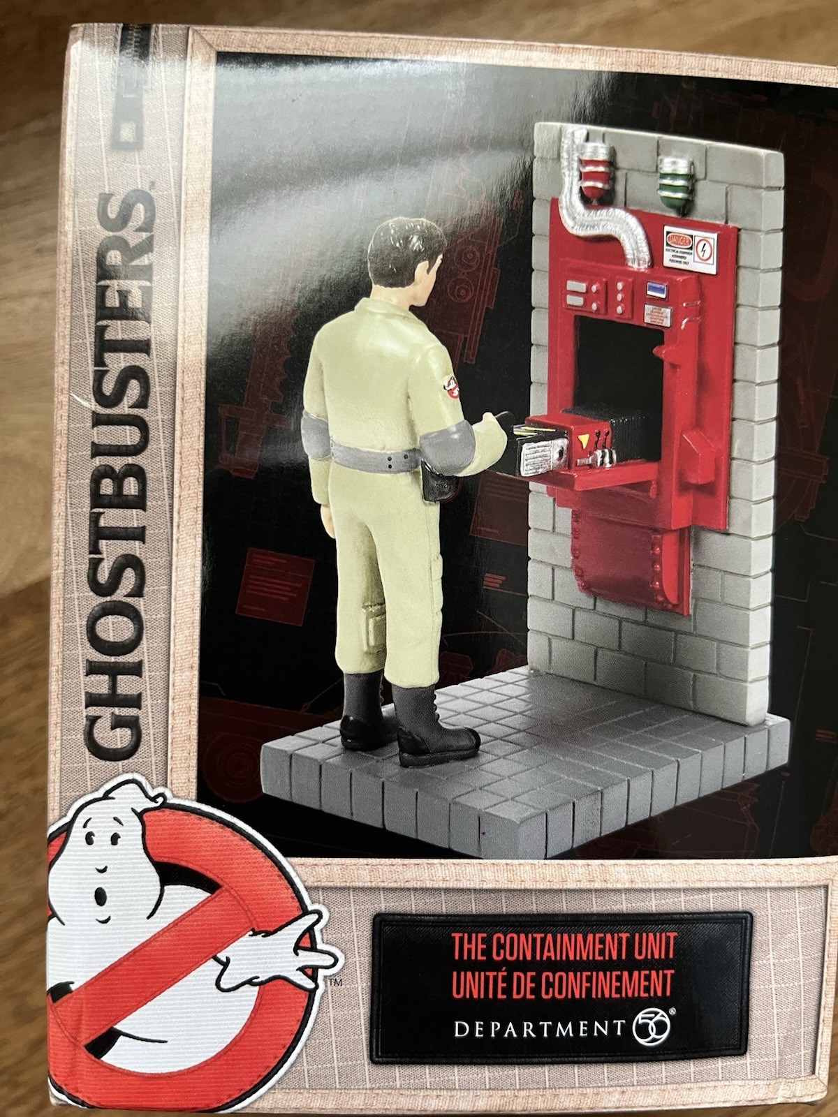 Dept 56 LOT 2 Ghostbusters Village THE CONTAINMENT UNIT & DR. EGON SPENGLER NEW!
