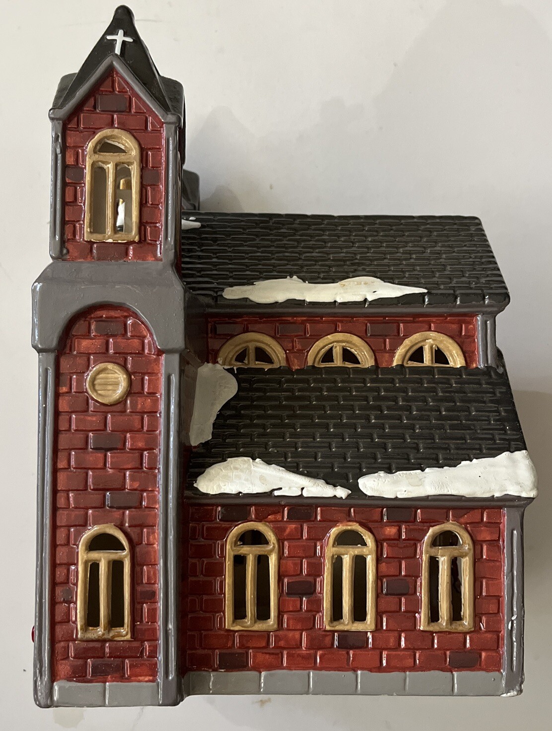 Vintage Department 56 Christmas Snow Village “St. James Church” 5068-7 1986 LOOK