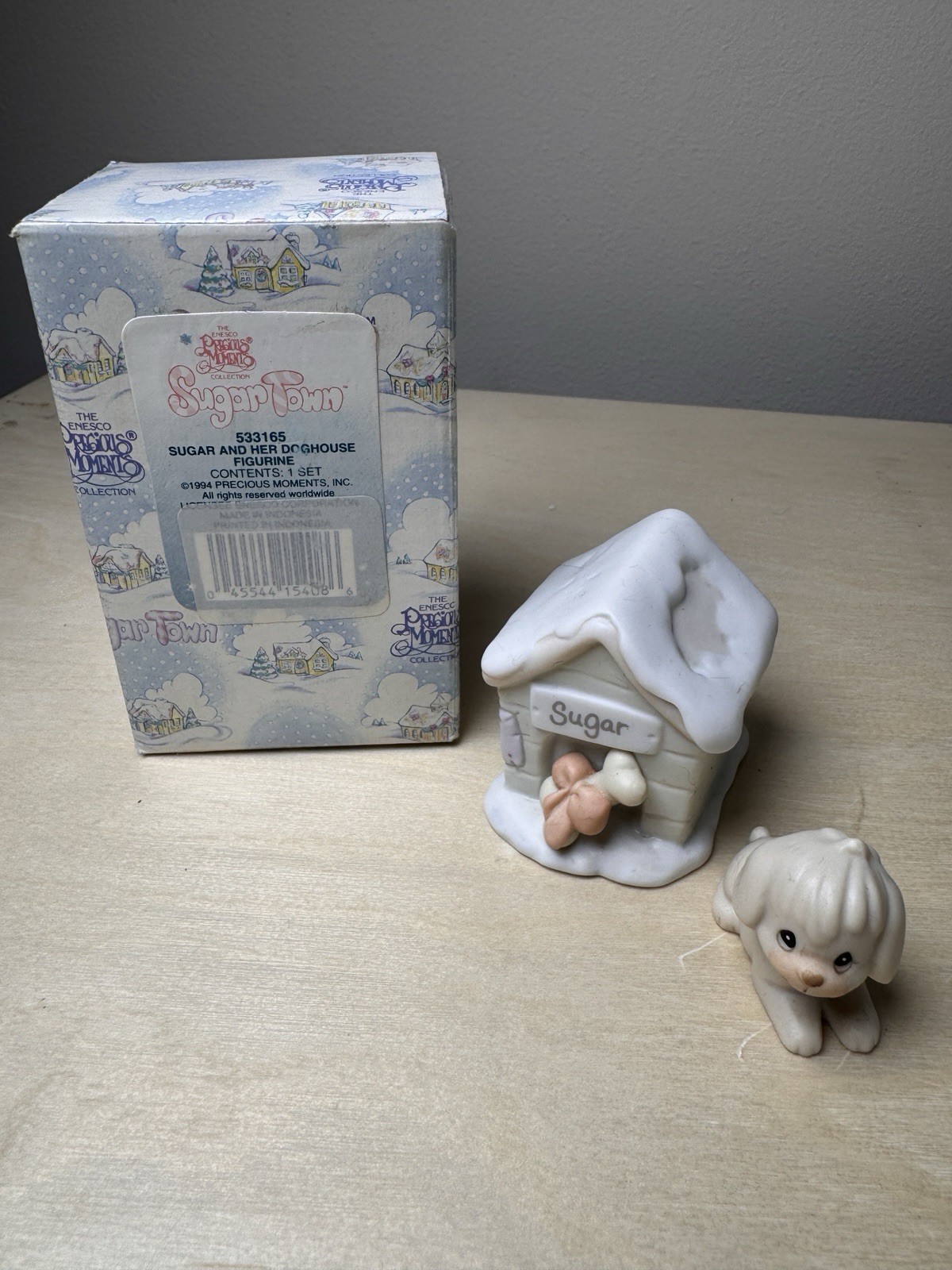 Precious Moments Sugar Town 5 Pc Lot Dr.’s Office w/Boxes Nightlight 1994 VTG