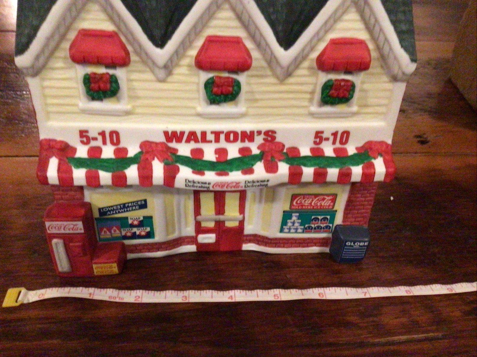 Vintage 1996 Coca-Cola Walton’s 5&10 Town Square Christmas Collection with Light