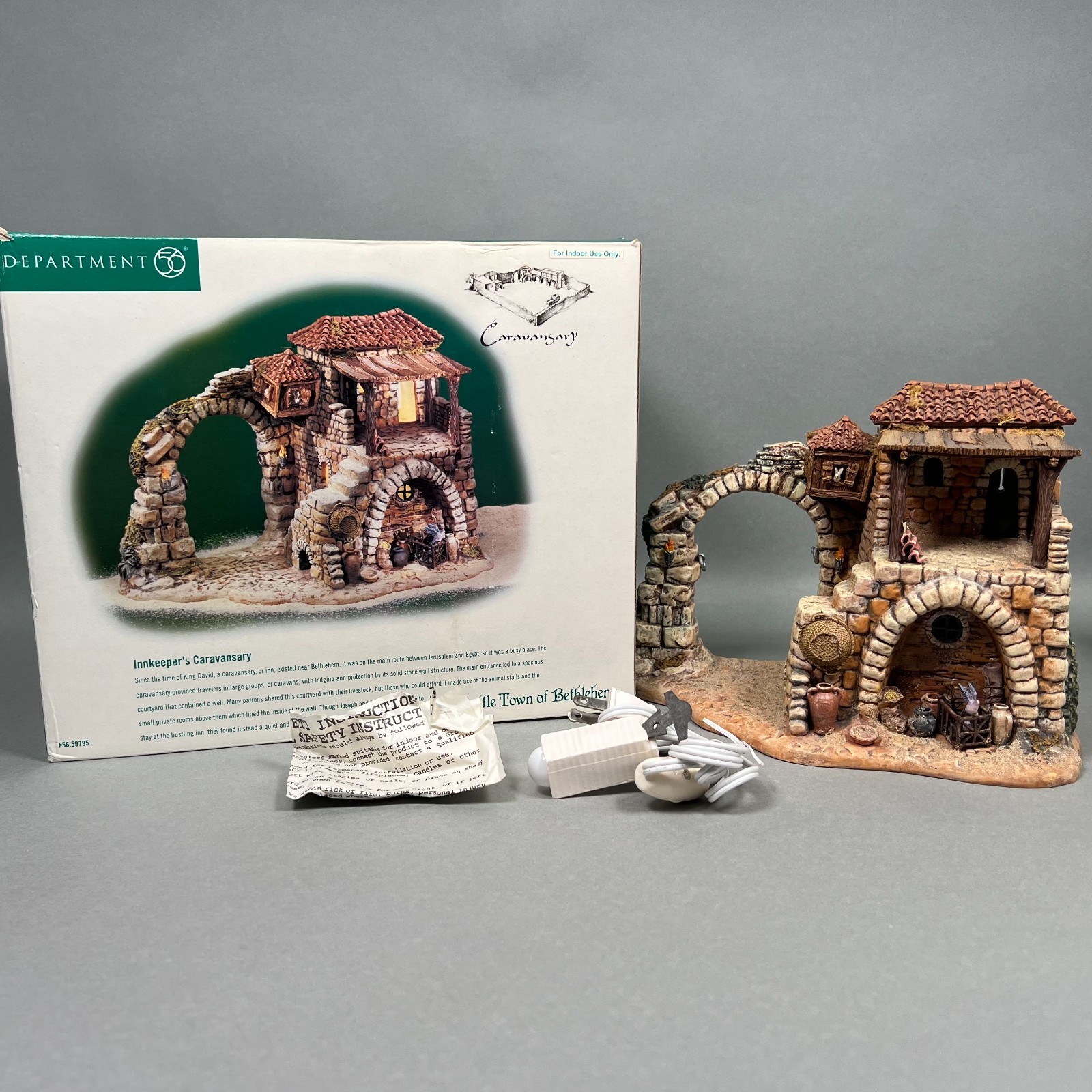 Dept 56 Innkeeper’s Caravansary Little Town Of Bethlehem Light Christmas Village