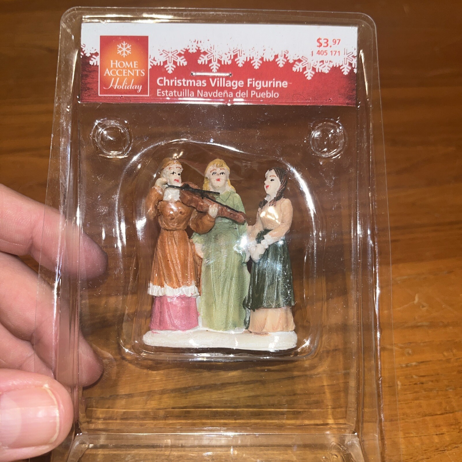 Home Accents holiday Christmas Village Girl With Violin And Friends
