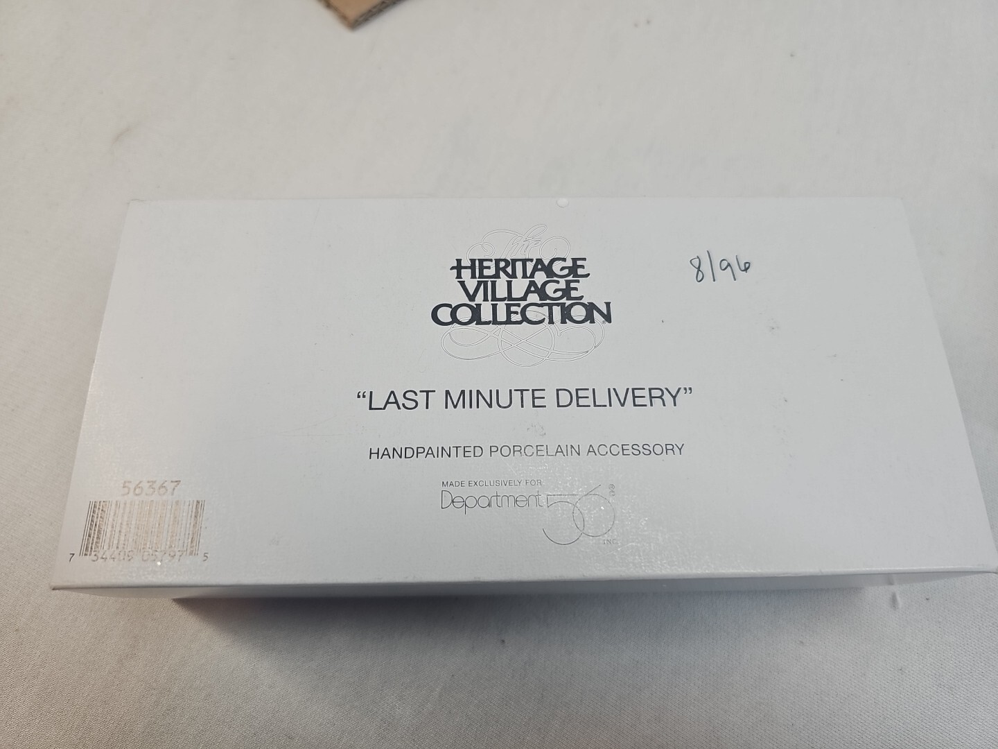 Dept 56 “Last Minute Delivery”, Heritage Village Collection, Handpainted