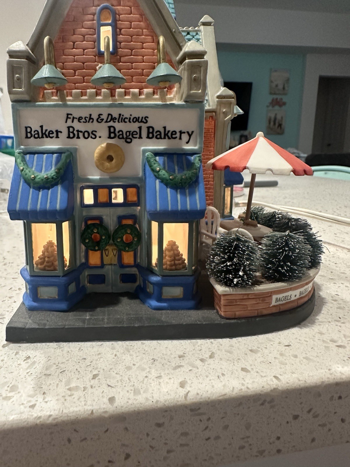 Dept. 56 Christmas in the City Baker Bros. Bagel Bakery Village House Works