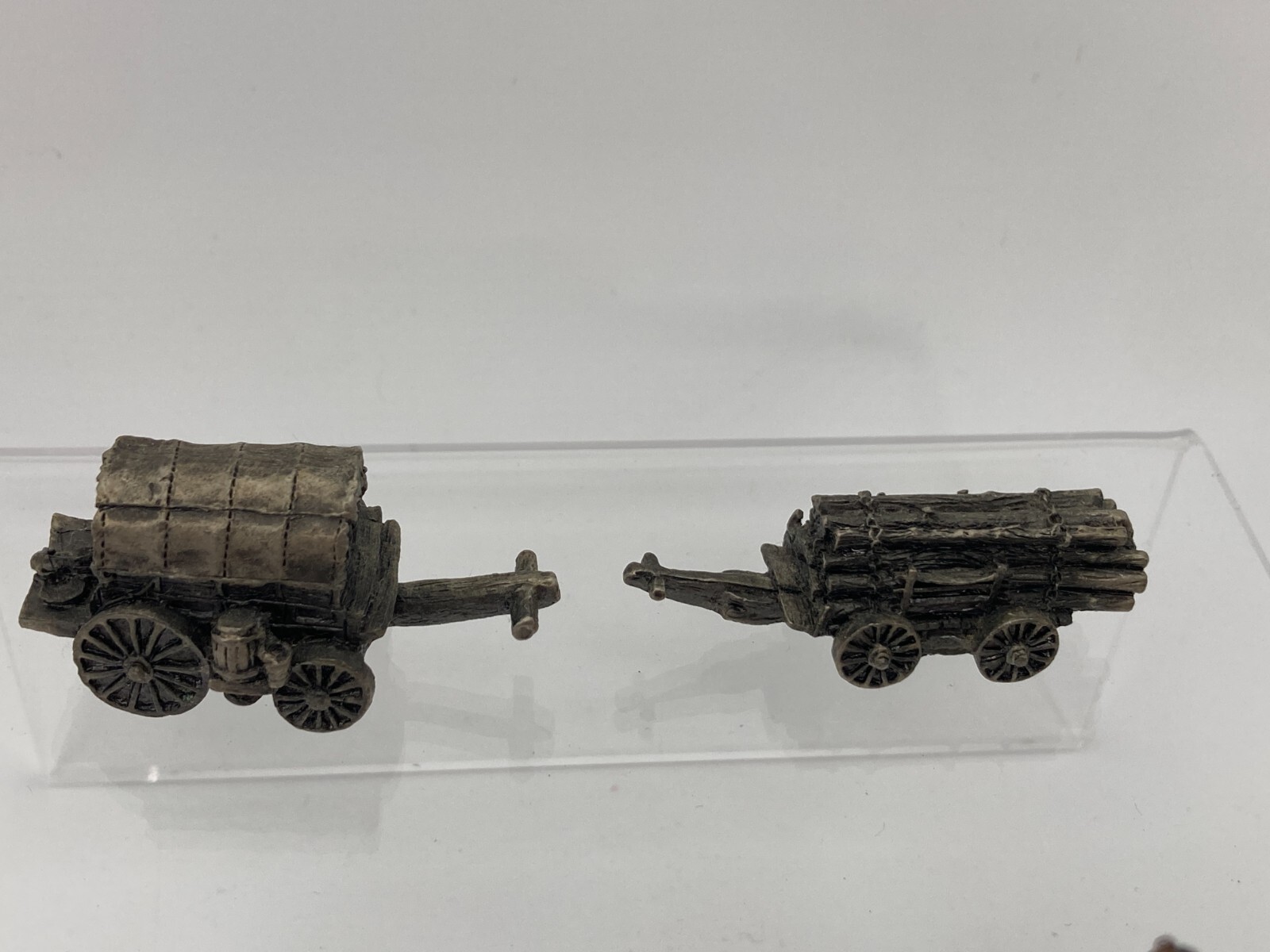 Vintage 12 Liberty Falls Pewter Metal Figurine Lot Wagons Horses 96 IRS 1996