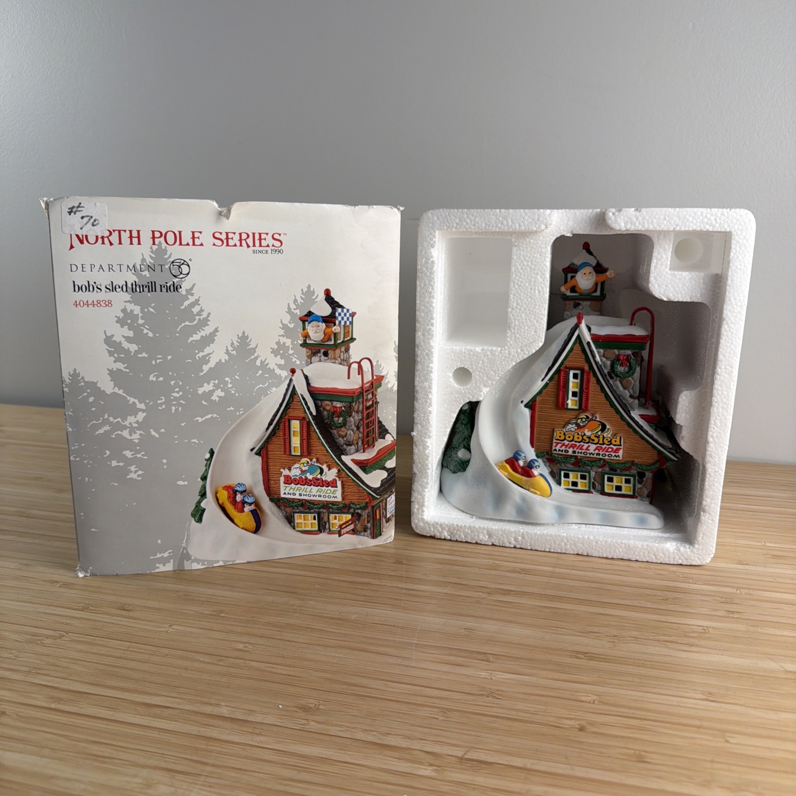 Department 56 North Pole Bob’s Sled Thrill Rides 4044838