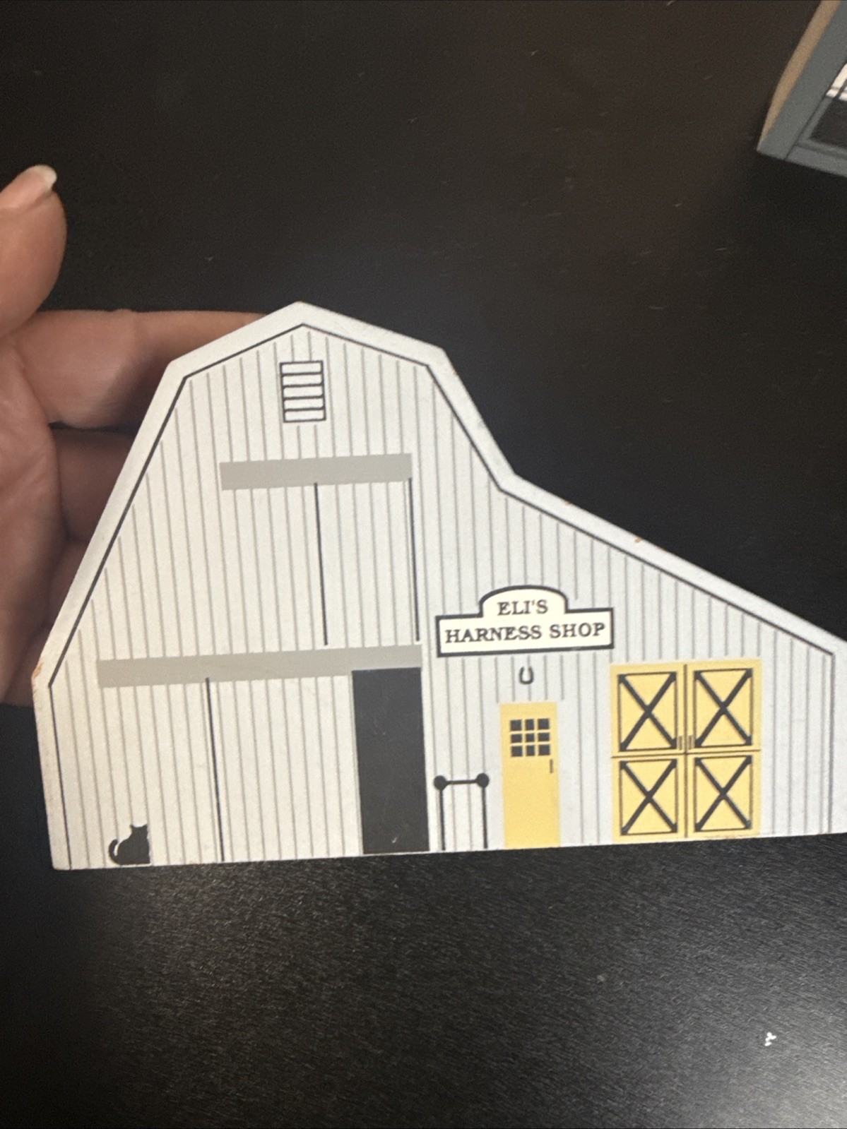 THE CATS MEOW VILLAGE ELIS HARNESS SHOP OHIO AMISH Series Dixie Shoe Company
