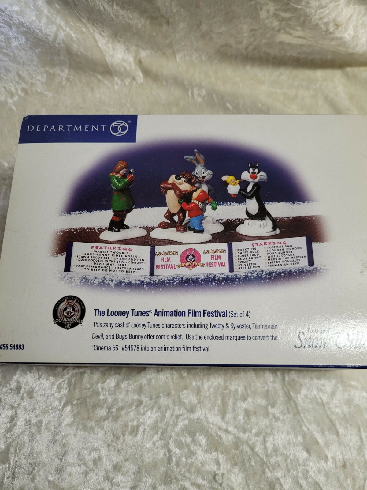 Dept 56 Original Snow Village – Looney Tunes Animation Film Festival #54983