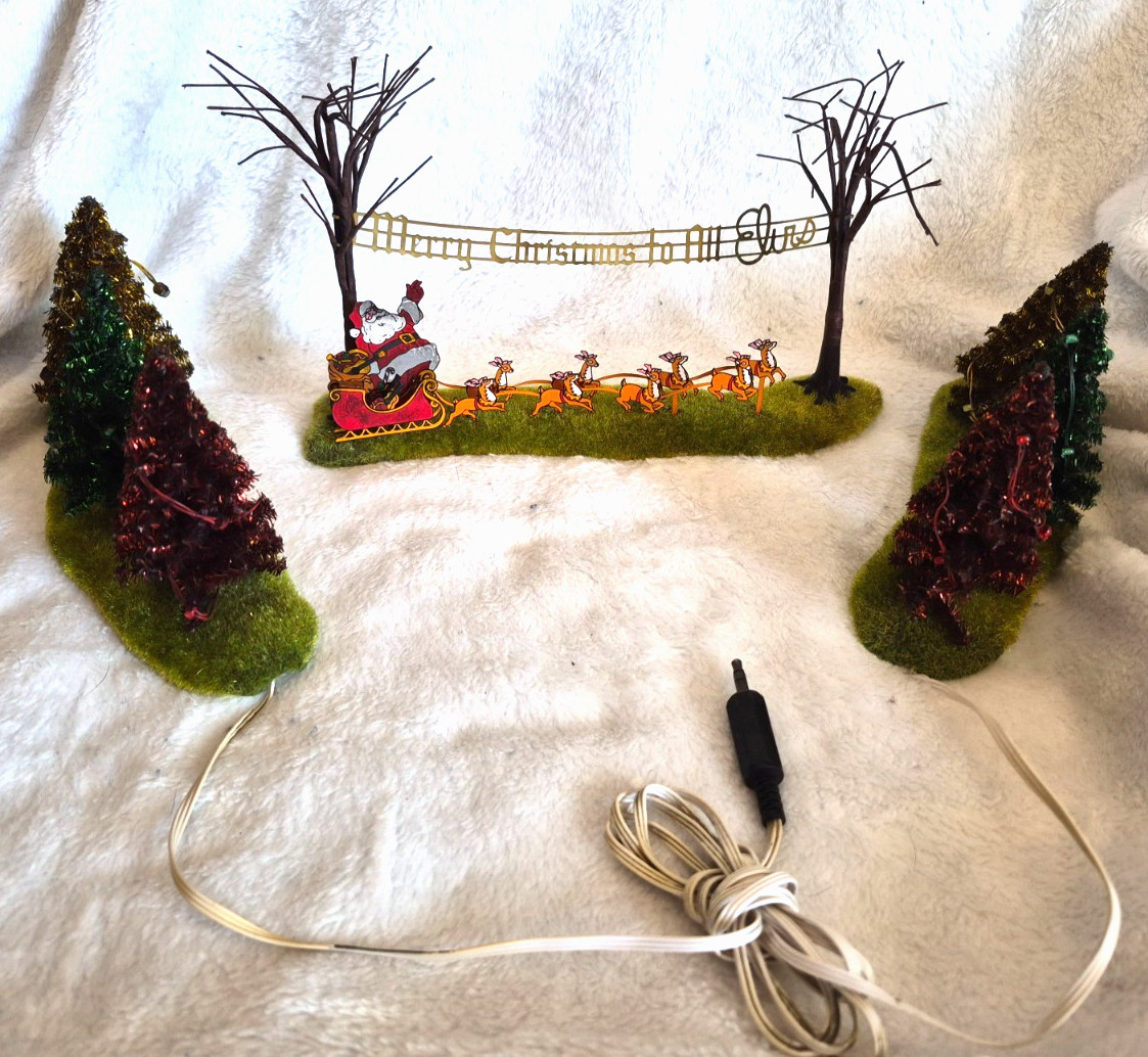 Dept 56 Special Edition Elvis Presley’s Graceland Christmas Santa Reindeer Trees