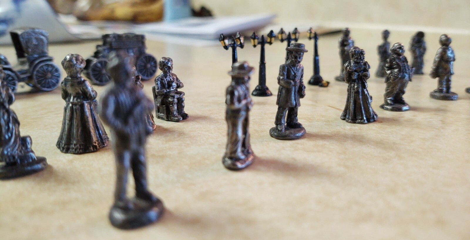 Ceramic Village 23 Carriages And Peoples Pewter IRS Figurines Miniatures