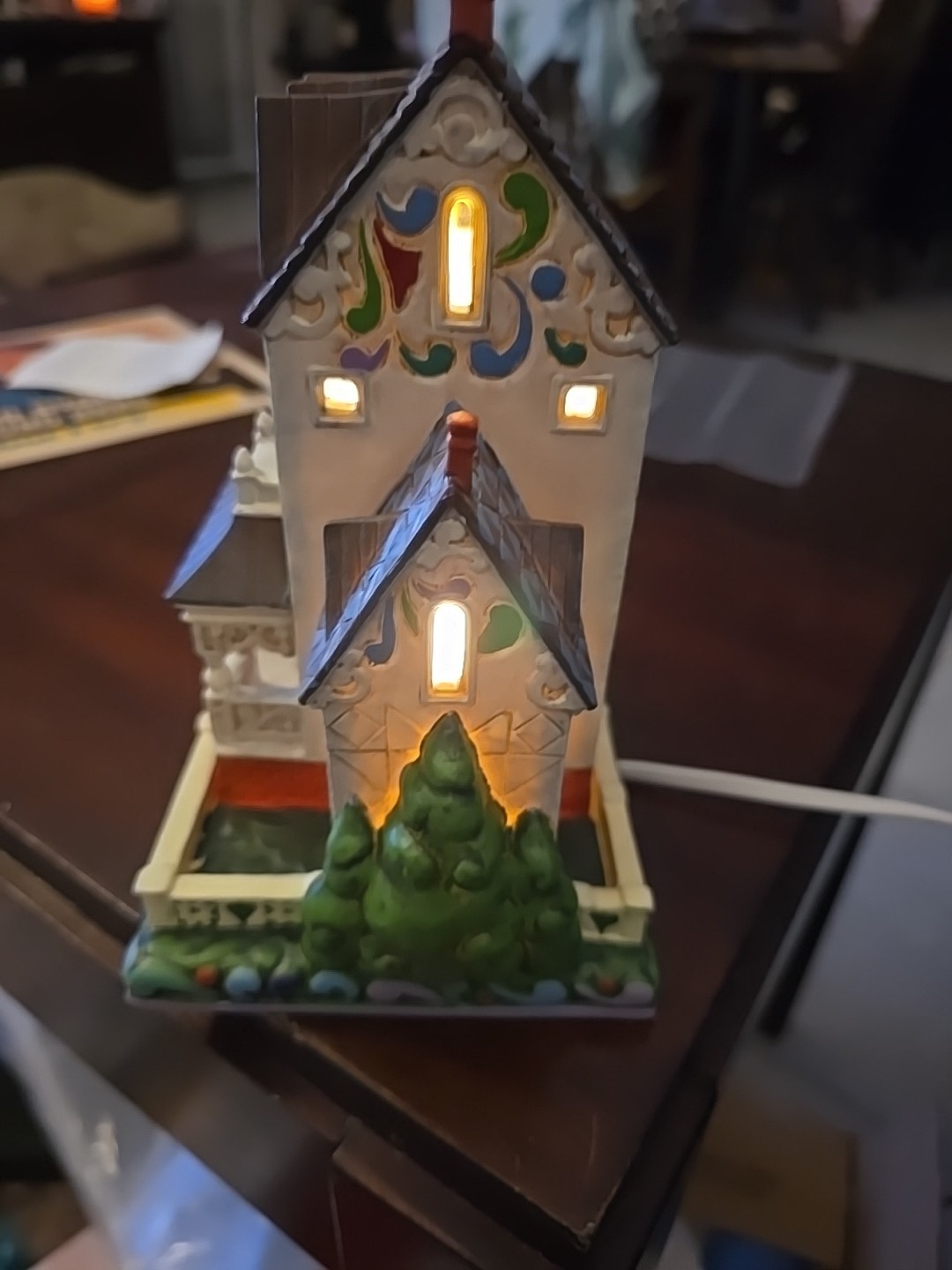 DEPT 56 JIM SHORE HEARTWOOD CREEK HOMESTEAD HOUSE LIGHTED 4021337 BRAND NEW.
