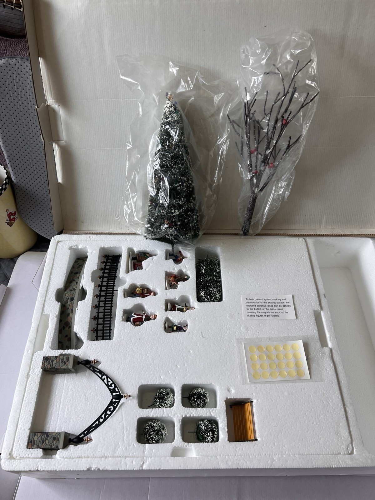 All Around the Park Depart. 56 Village Animated Accessory Set Original Box EUC