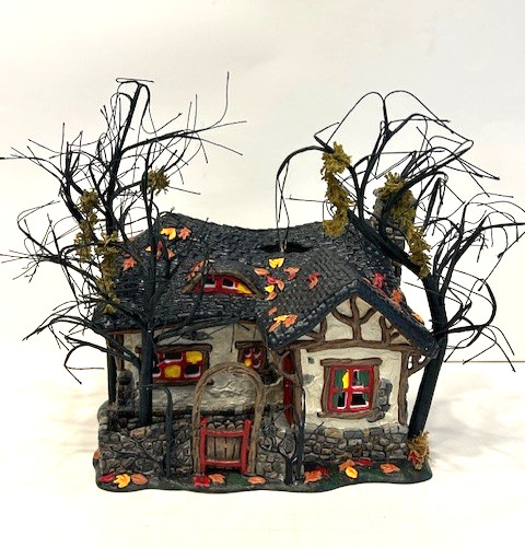 Dept 56 RARE “DEEP WOODS HAUNT” 805675 Snow Village Halloween 2008 *NEW-UNUSED*