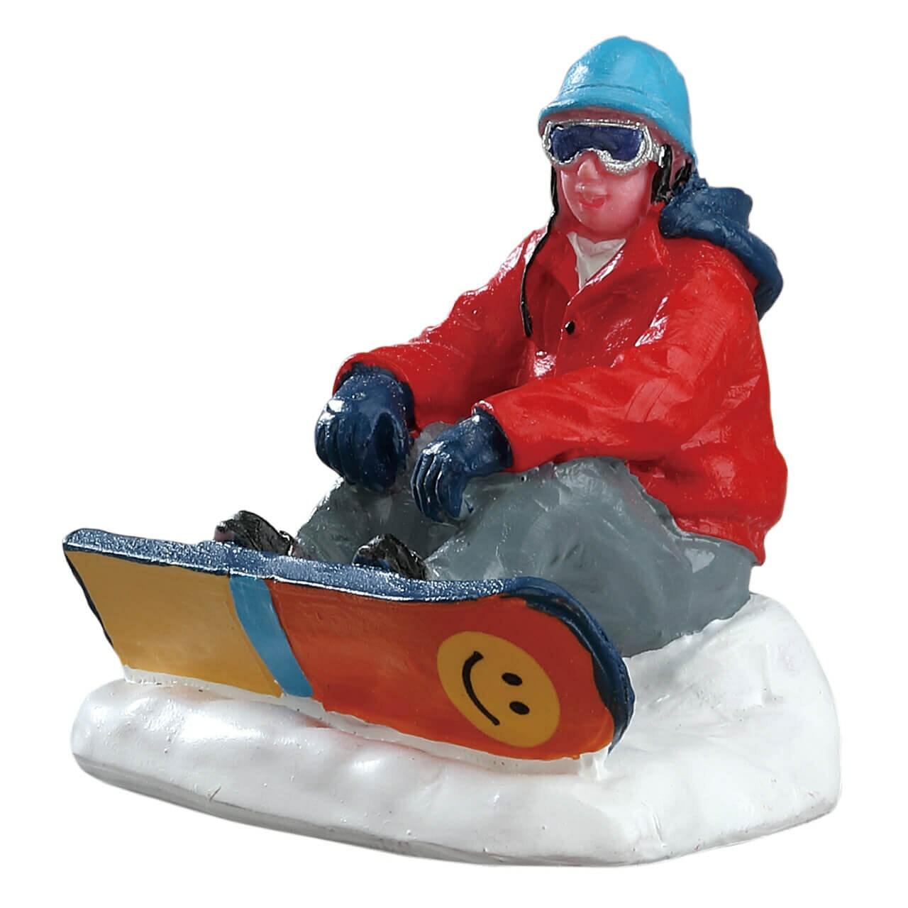 Lemax 2014 Snowboarding Breather Vail Village #42221 Seated On A Mogul Resting