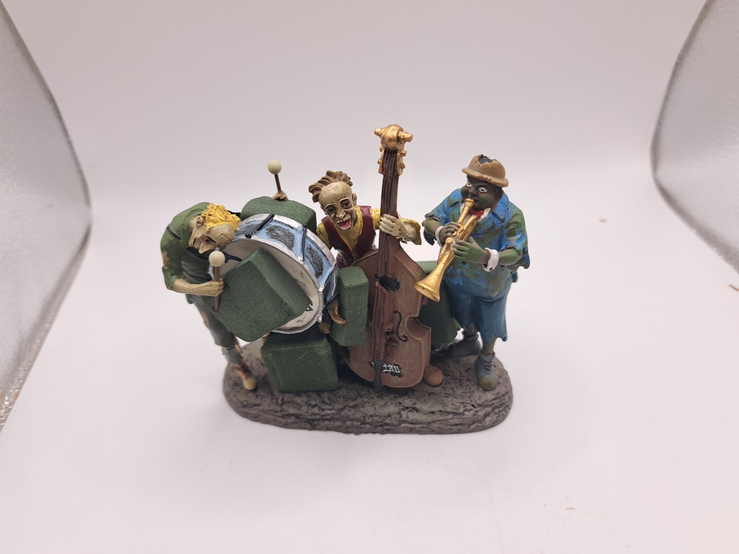 Dept 56 The Zombies 811779 Halloween Village Rock Band Drum Cello Trumpet Voodoo
