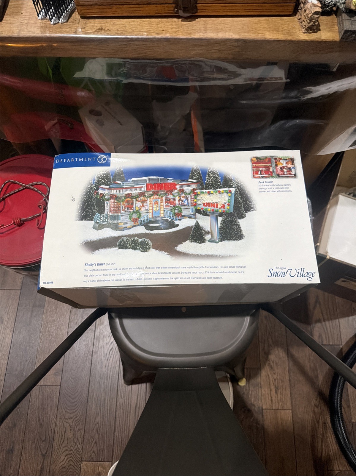 Vintage Dept 56 Snow Village “Shelly’s Diner”