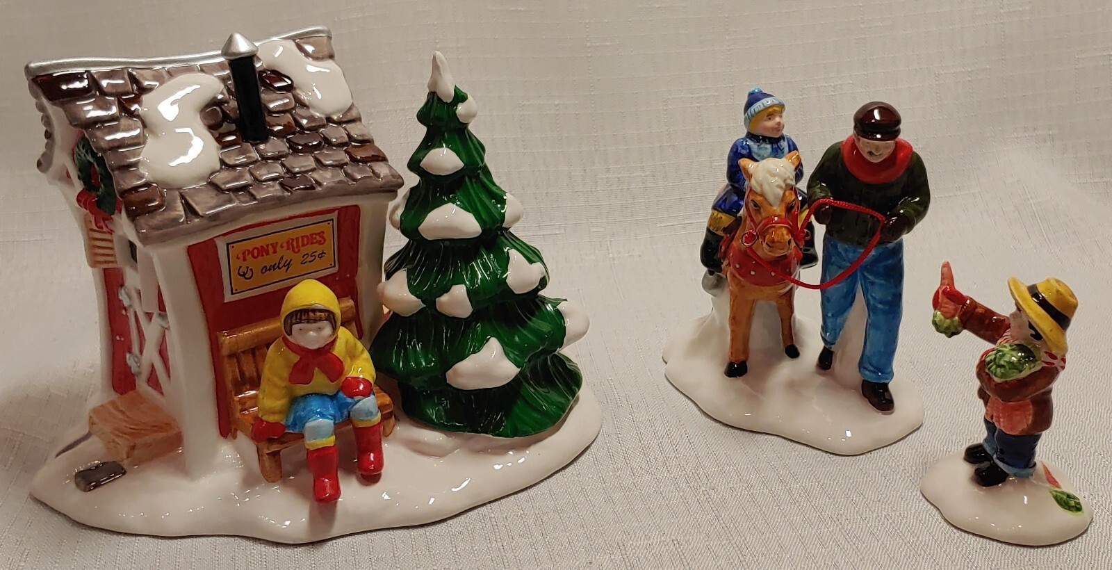 Department 56 Snow Village “Pint-Size Pony Rides” # 5453-4