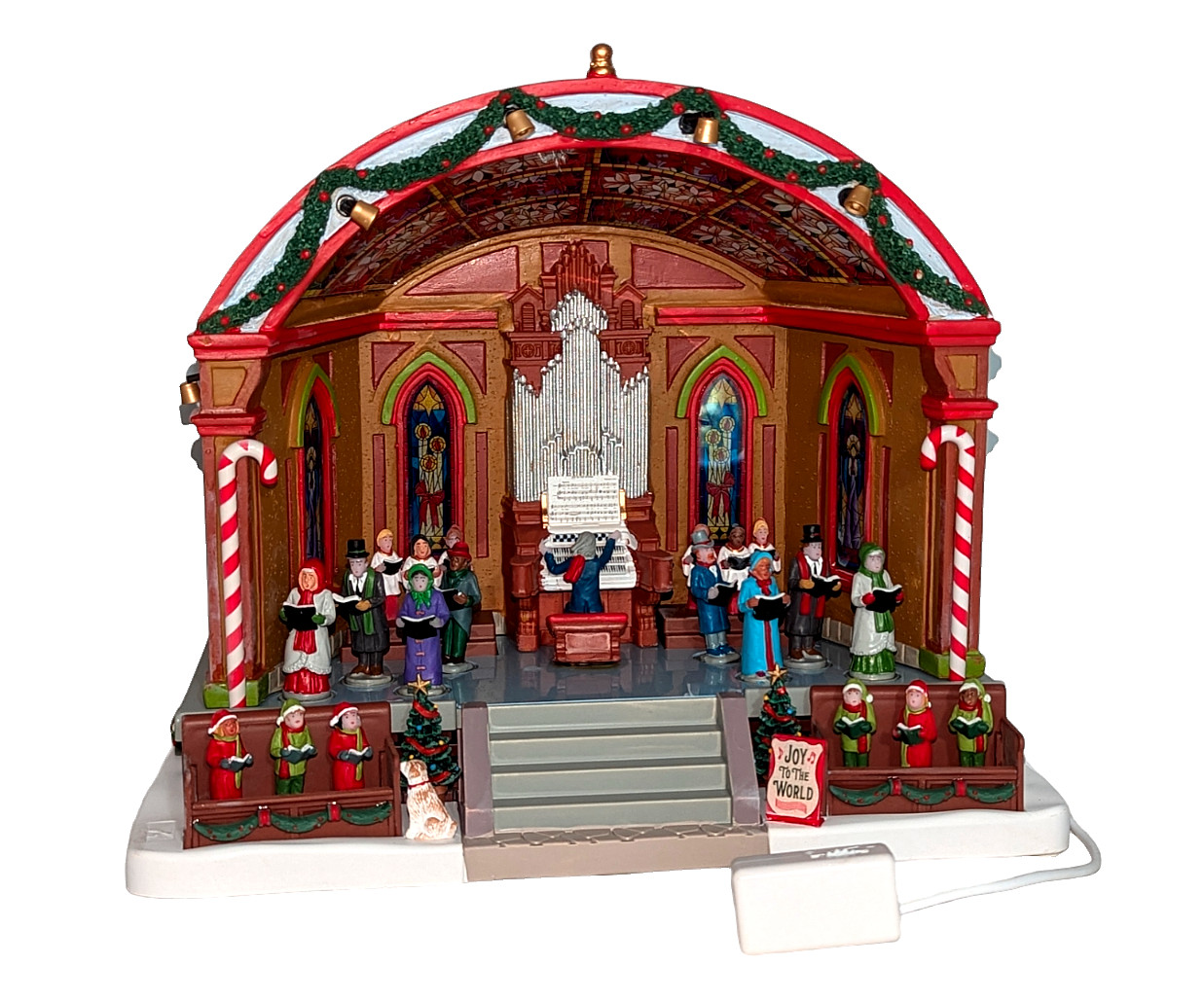 Lemax Caddington Village Christmas At The Park Pavilion Choir Animated LED 45267