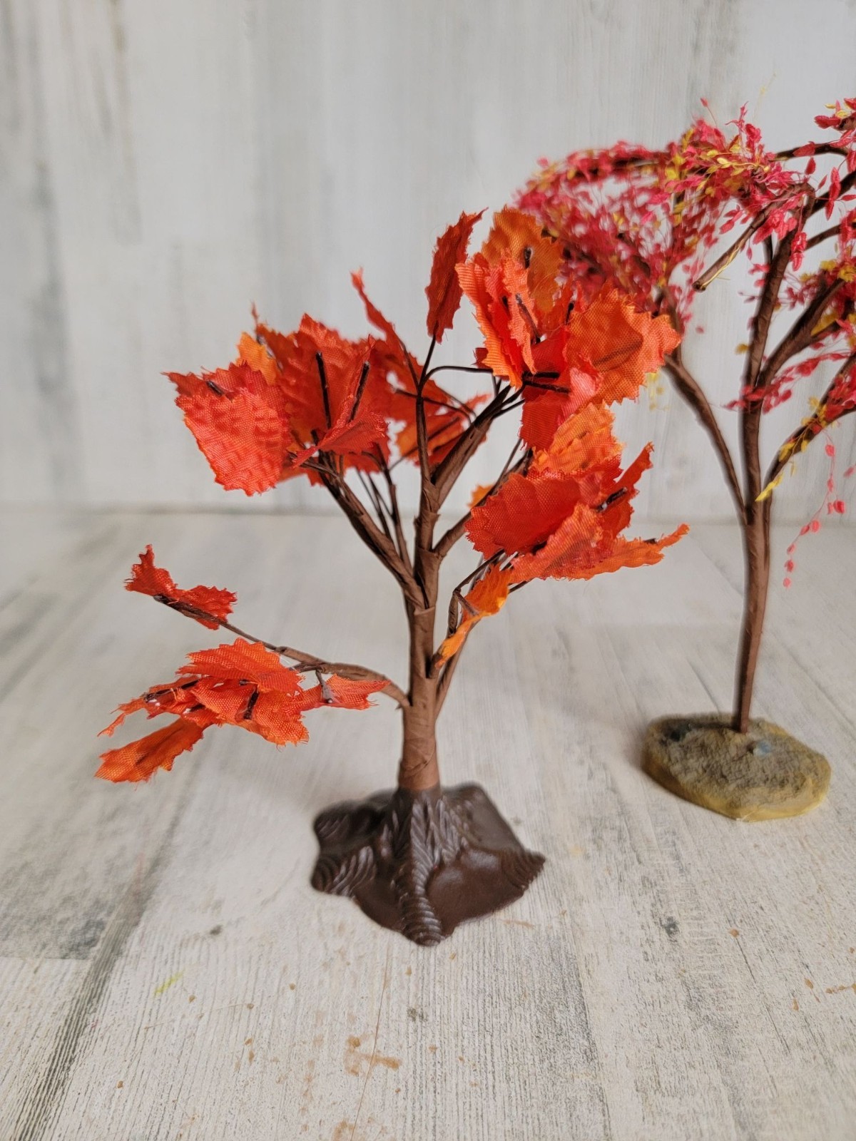 Lemax set tree fall leaf village Halloween accessory set