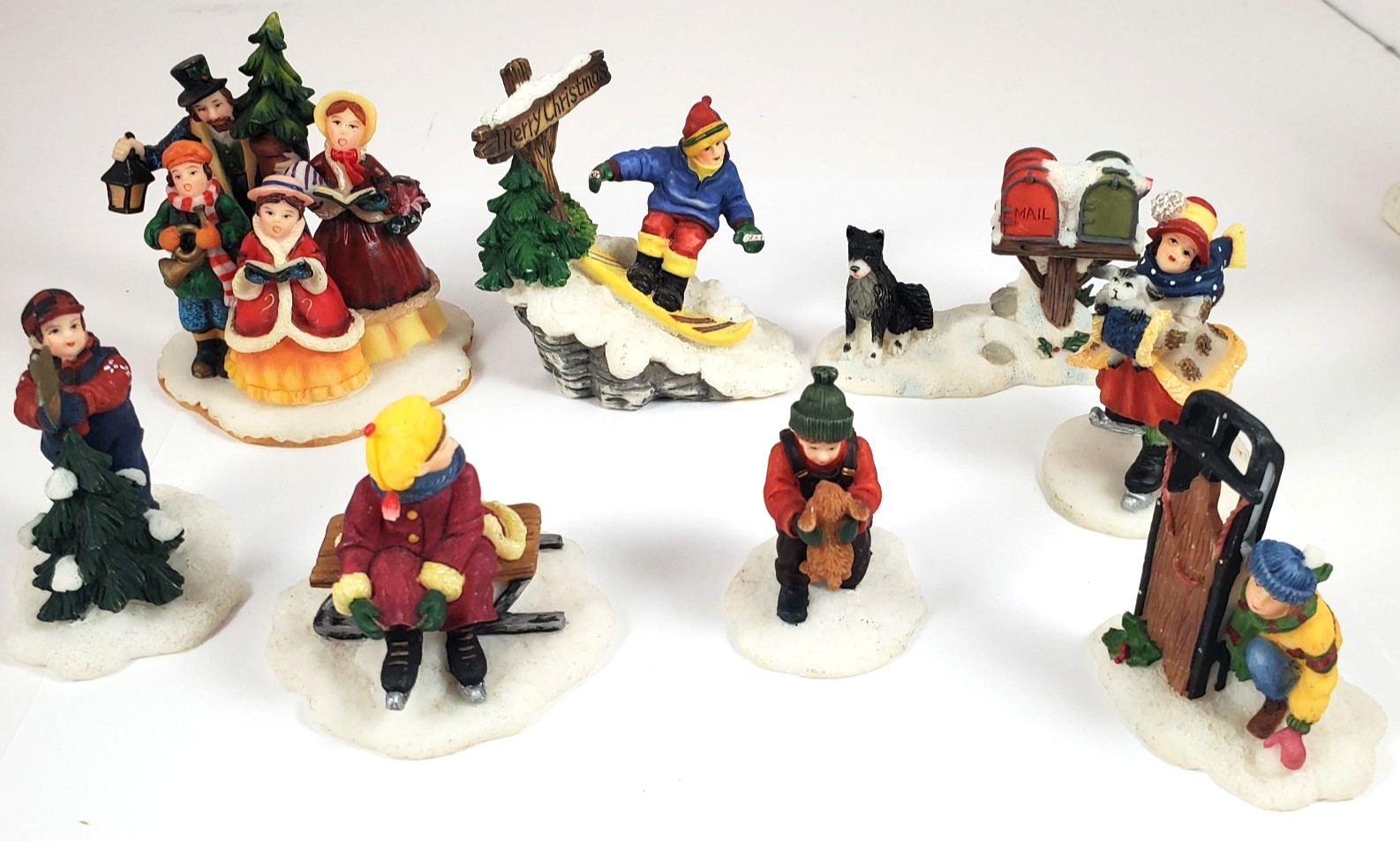 Christmas Town People & Accessories-58pc Mixed Lot -Lemax~Dept 56~O’Well~Other