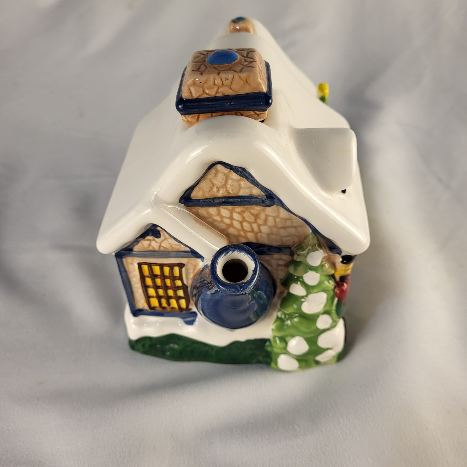 Thomas Kinkade 2006 Limited Edition Stonehearth Hutch Teapot Holiday Christmas