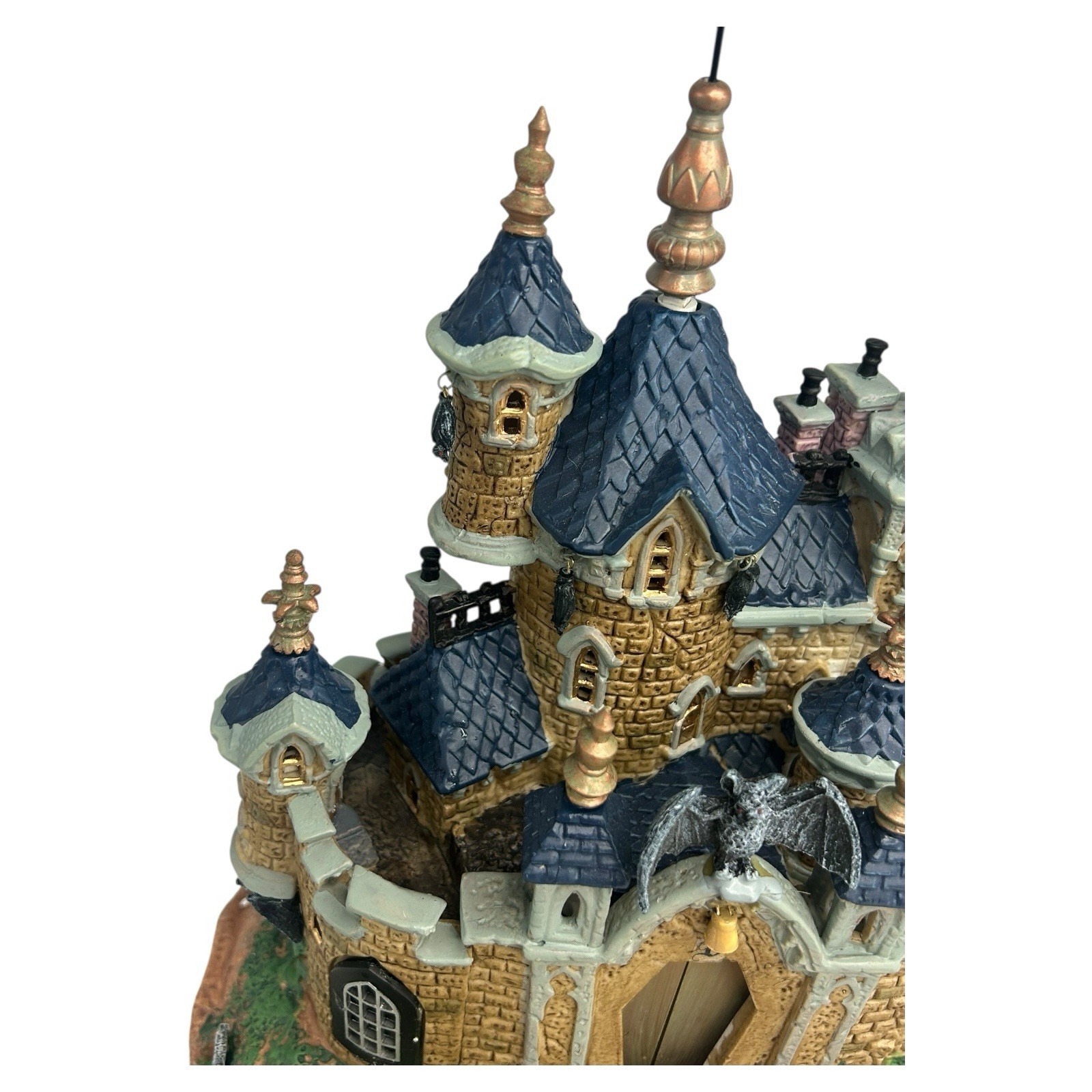 Lemax Spooky Town Vampire Castle #75498 2007 Retired Halloween Collectible Works