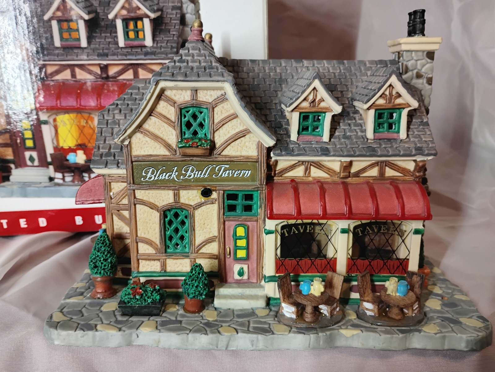 Lemax Coventry Cove Black Bull Tavern Lighted Building 2008