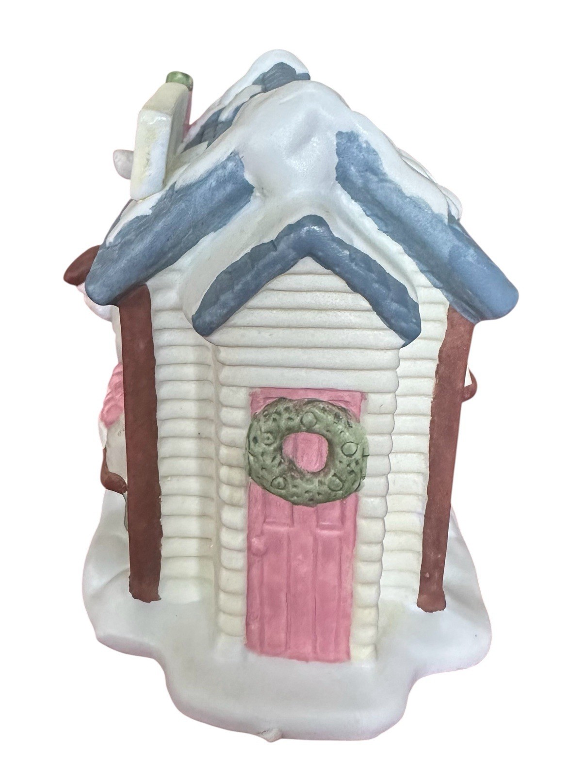 Winter Valley Vintage Cottages Porcelain Fruit Stand IOB Atico Christmas