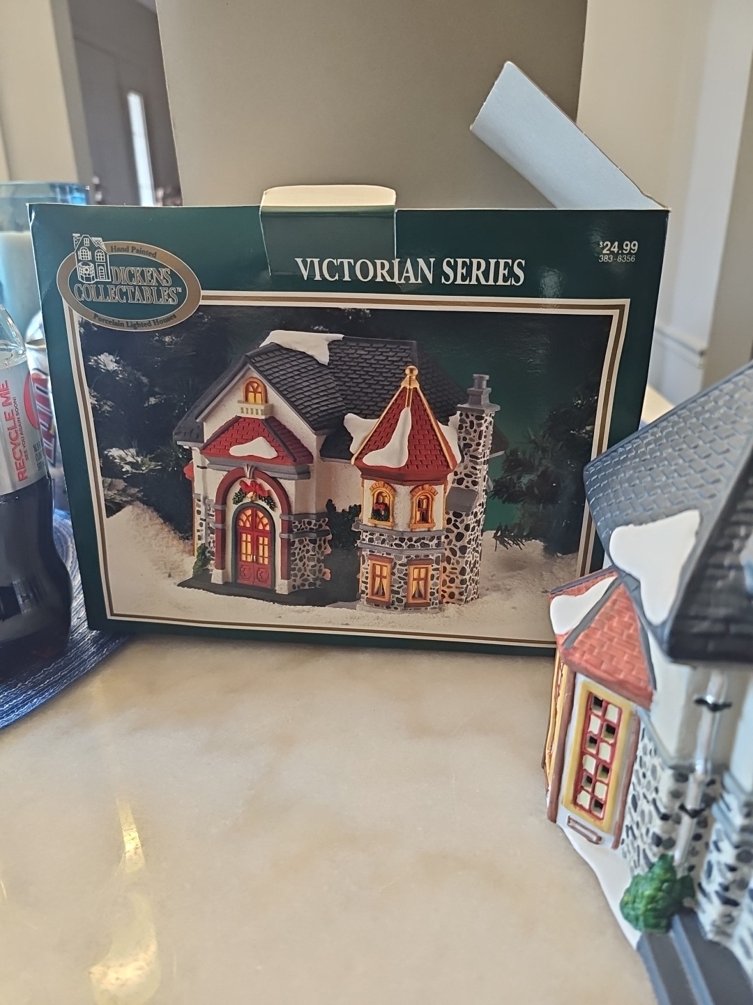 Dickens Collectables Hand Painted Porcelain Lighted House Victorian Series 1997
