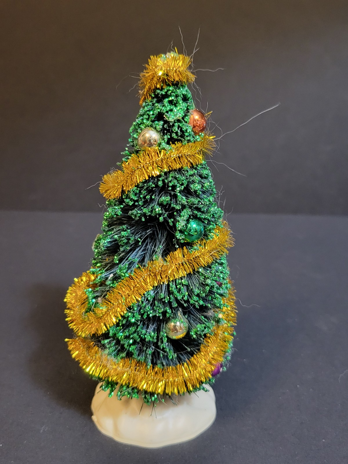Lemax Christmas Village Town 6″ Decorated Tree garland Ornaments
