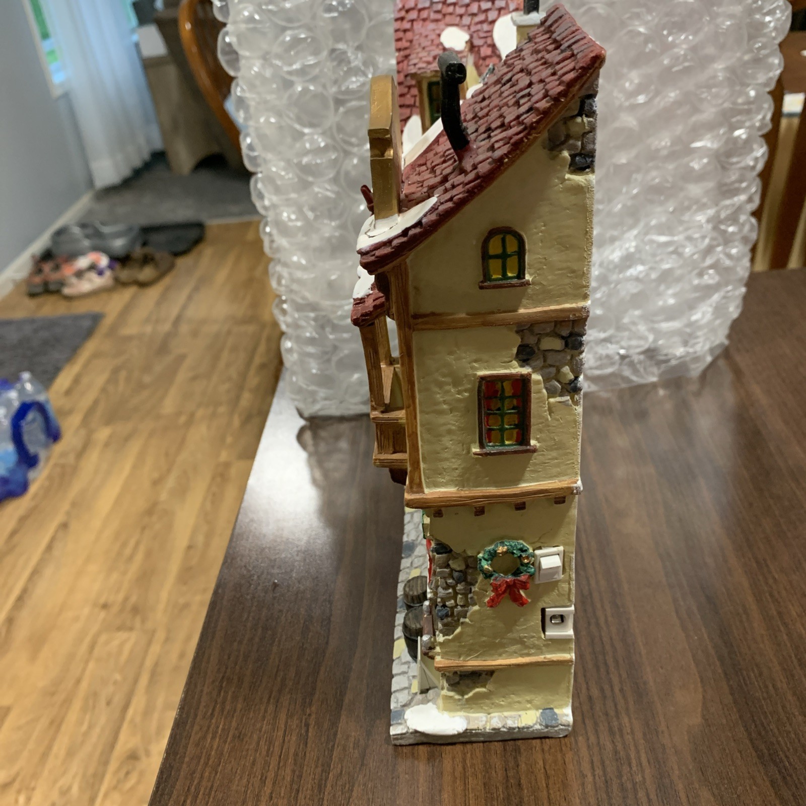2003 Lemax A Taste of Italy Village Fiber Optic Lights Wall Hanging #35855