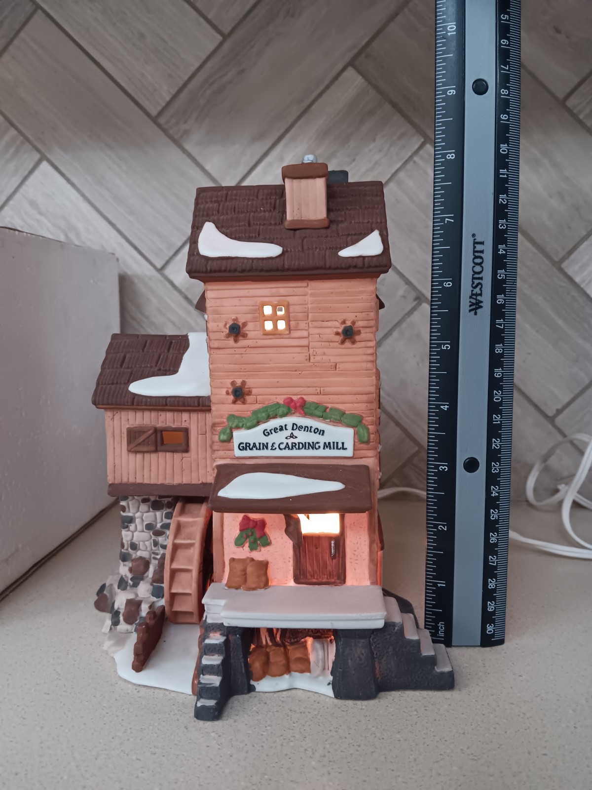 Dept 56 Dickens Village Great Denton Mill Retired W/Original Box