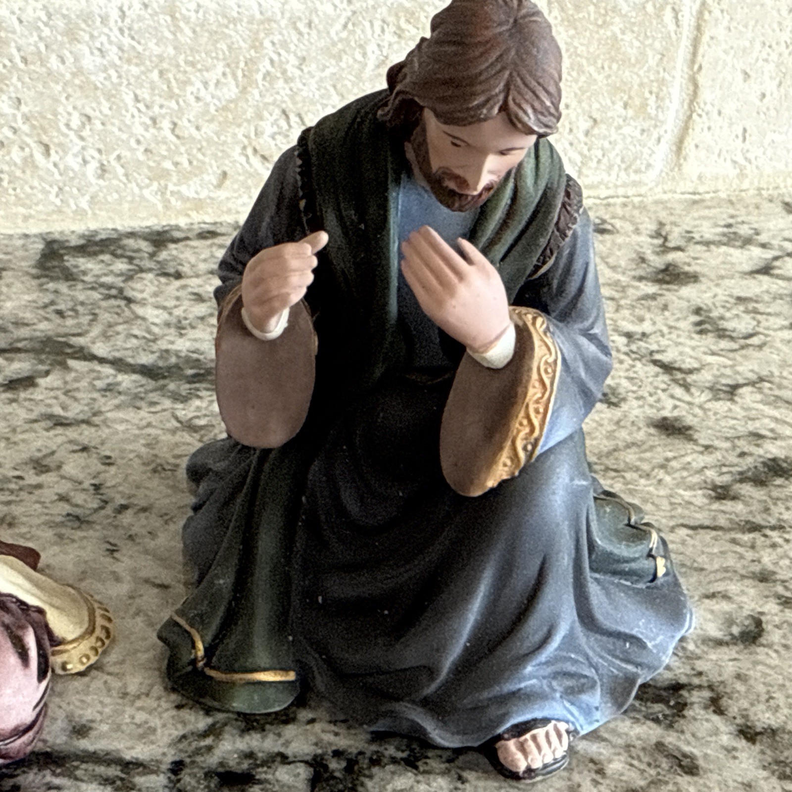 Vintage Thomas Kinkade Nativity Hawthorne Village Holy Family Jesus Numbered