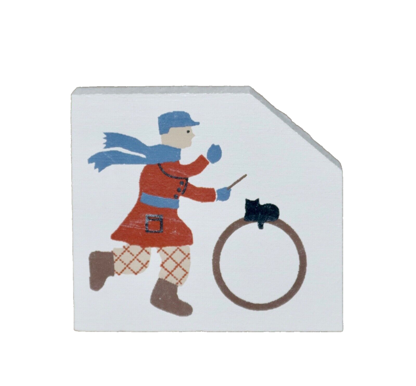 Hoop Trundling ~ Roller Faline Cat’s Meow Shelf Sitter Accessory